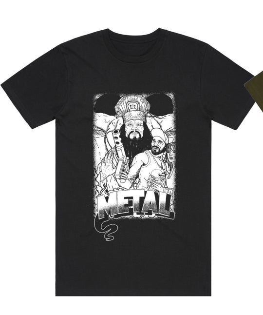 Metal Big Trouble Black Tee