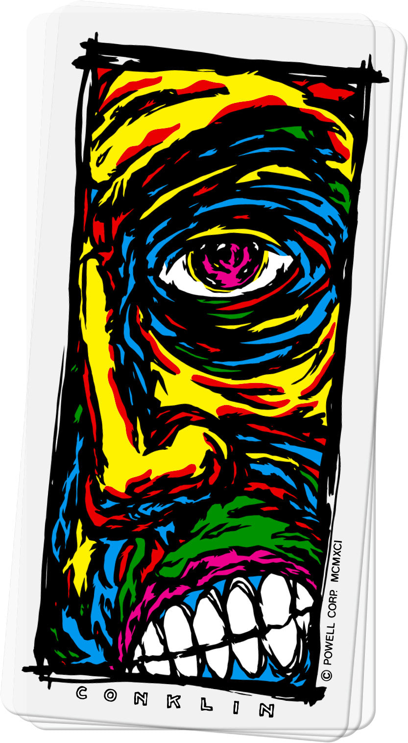 Powell Lance Conklin Face Sticker