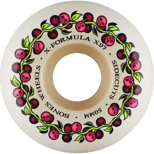 Bones X-Formula Skull Berries V5 Sidecuts 50MM 97A (Set of 4)