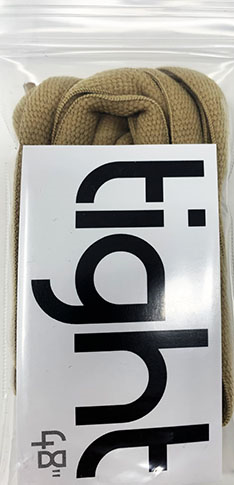 Tight Laces Oval 48" Beige