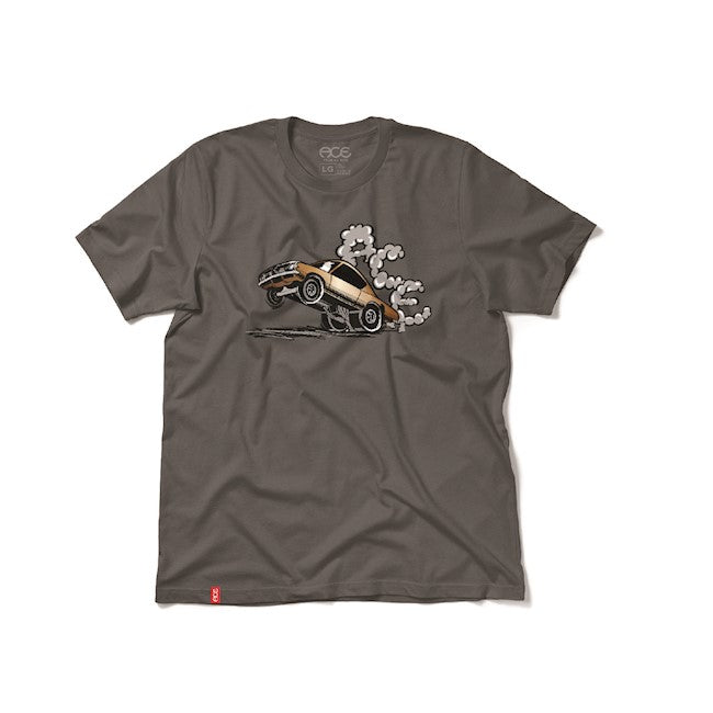 Ace Burnout Charcoal Tee