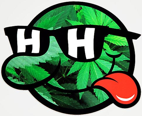 Happy Hour Sonny Weed Lg Sticker