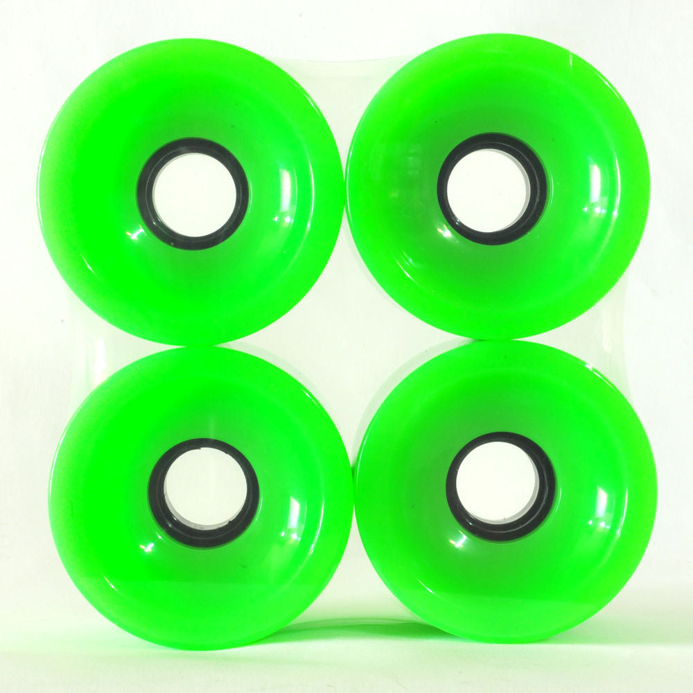 Blank Cruiser Neon Green 70MM 78A (Set of 4)
