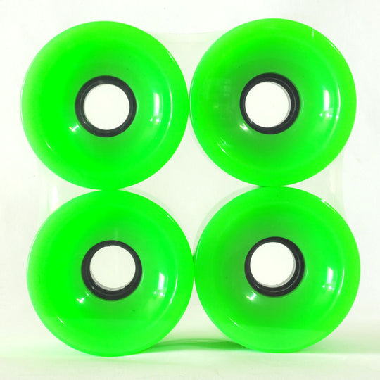 Blank Cruiser Neon Green 70MM 78A (Set of 4)