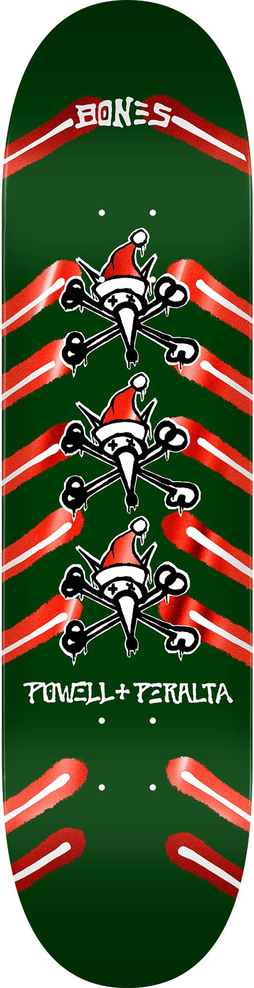 Powell Rat Bones Holiday '25 Green/Red Foil Deck 8.75