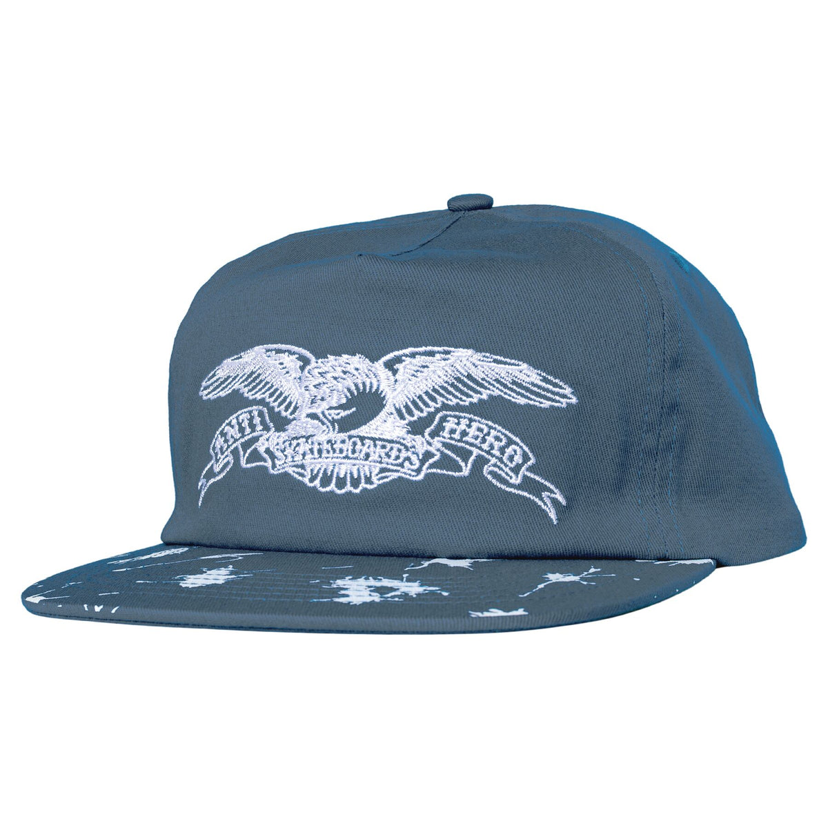 Anti-Hero Damn You Eagle Snapback Hat Blue