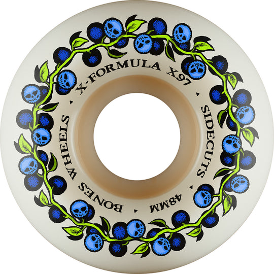 Bones X-Formula Skull Berries V5 Sidecuts 48MM 97A (Set of 4)