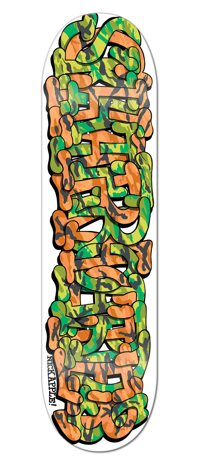 Character Nick Apples Character Camo Deck 8.25