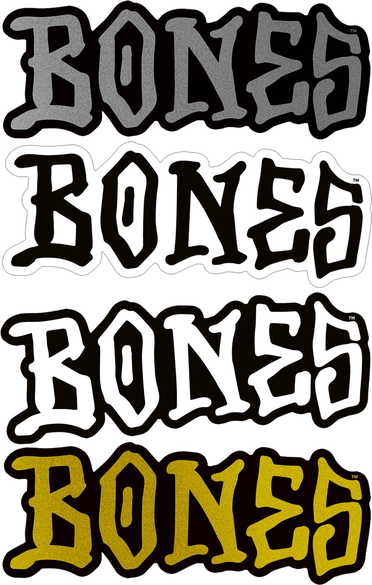 Bones Wheels 3" Sticker