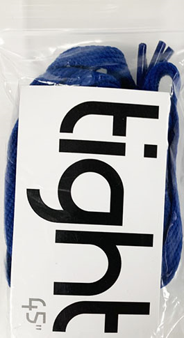 Tight Laces Flat 45" Royal Blue