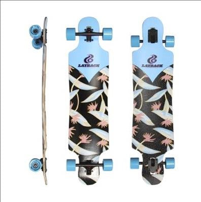 Layback Paradise Drop Through Longboard Complete 9.50 X 40.00