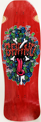 Brand-X Team Riot Stick Assorted Stains Shaped Deck 10.00 X 30.00 (HAND SCREENED)