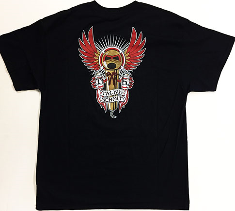 Talkin' Schmit Winged Mic Black Tee