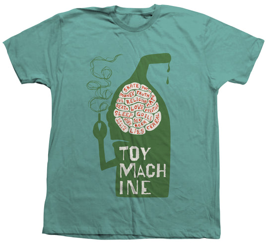 Toy Machine Silowet Green Tee