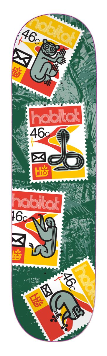 Habitat Team Postage Scatter Red Deck 8.25