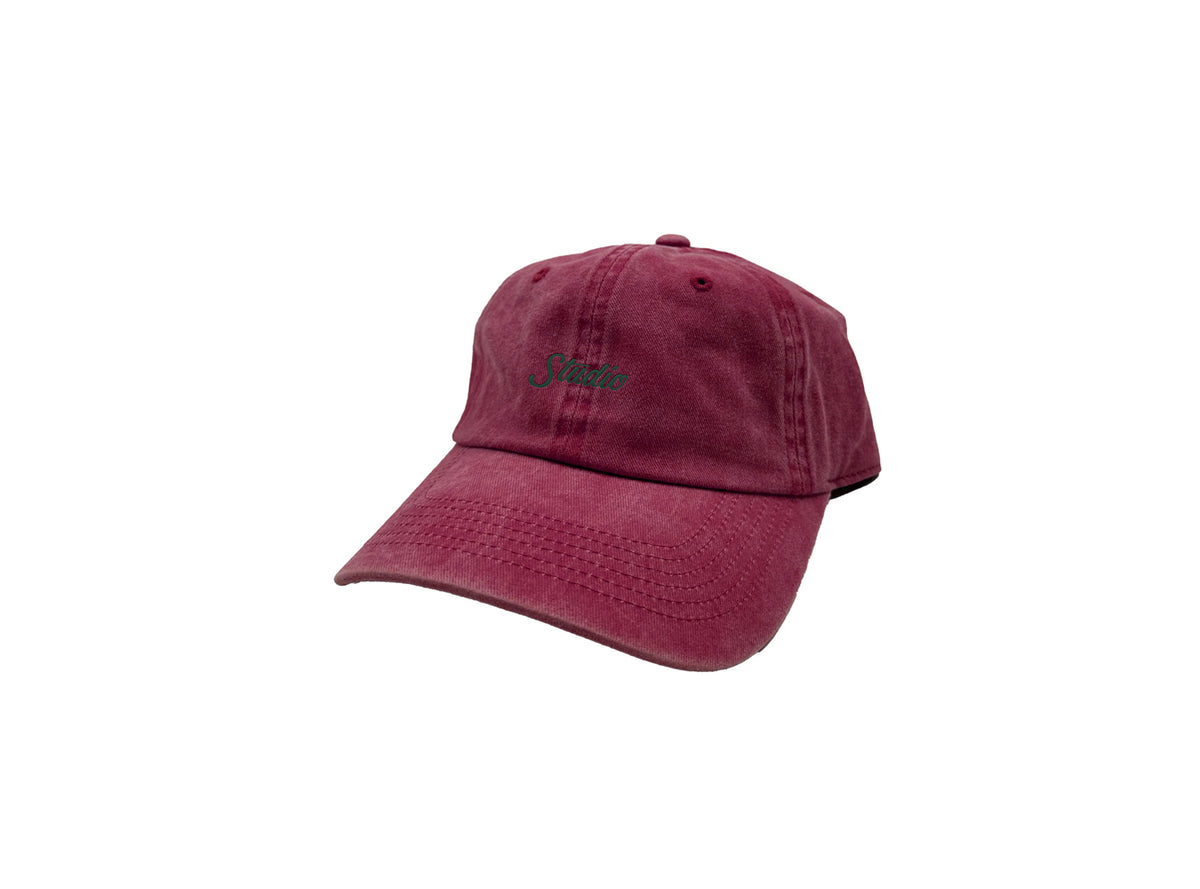 Studio Small Script 6 Panel Hat Wine
