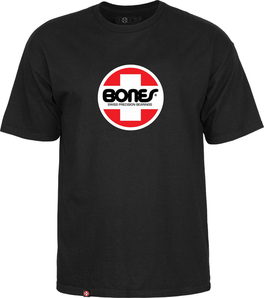 Bones OG Swiss Circle Black Tee