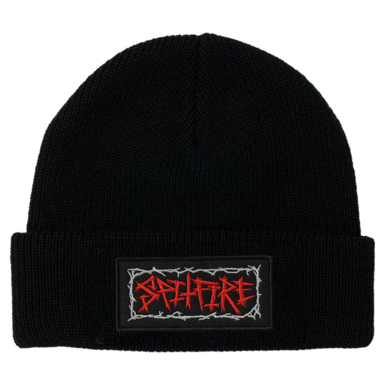 Spitfire Gas Mask Script Beanie Black