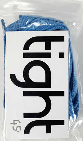 Tight Laces Flat 45" Dark Sky Blue
