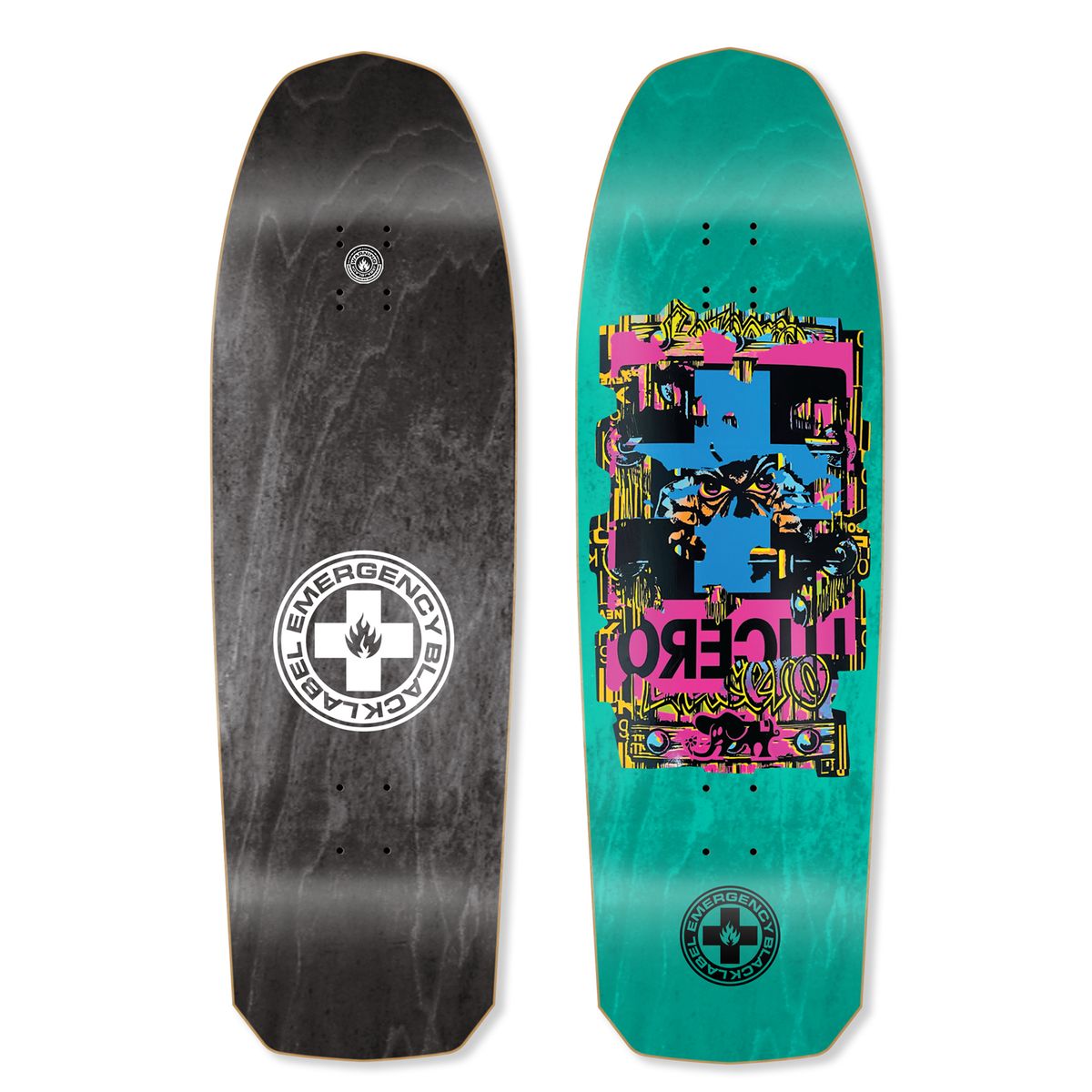 Black Label Lucero Mashup Custom 10" Cross Shaped Deck 10.0