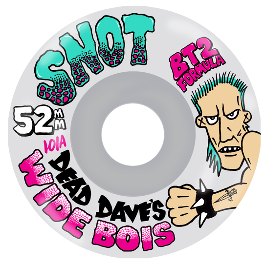 Snot Dead Dave's Wide Bois Clear 52MM 101A (Set of 4)