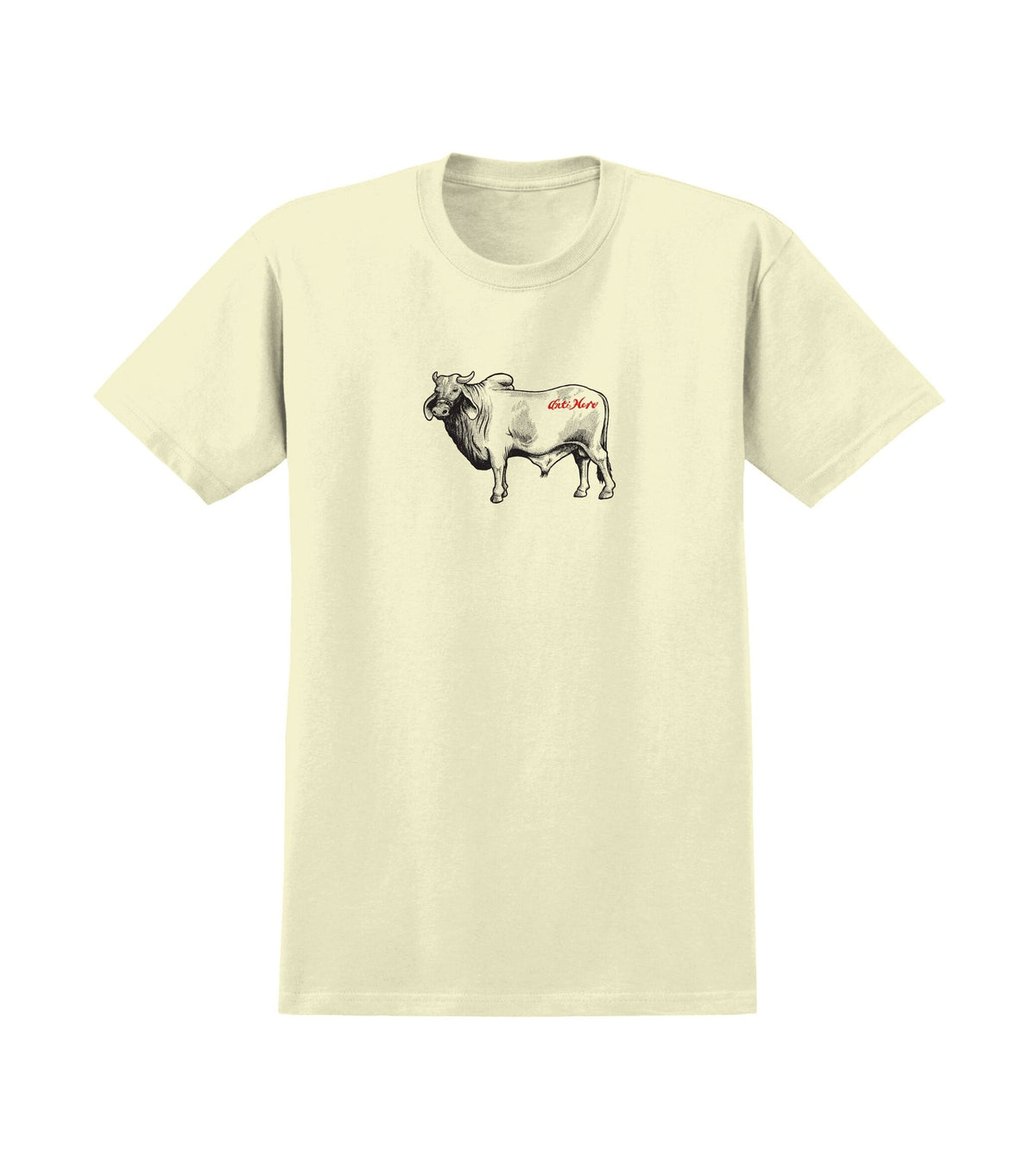 Anti-Hero Cow Heather Cream Tee