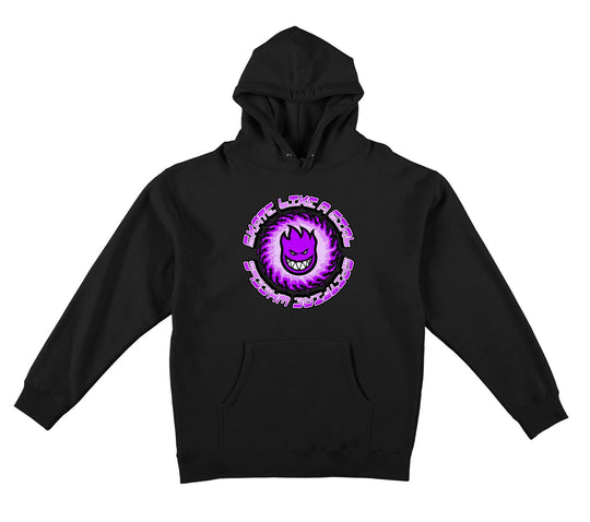 Spitfire SK8 Like A Girl 25 Years Black Hoodie