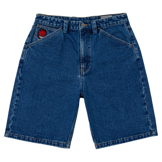 Spitfire Bighead Fill Denim Stone Wash Shorts