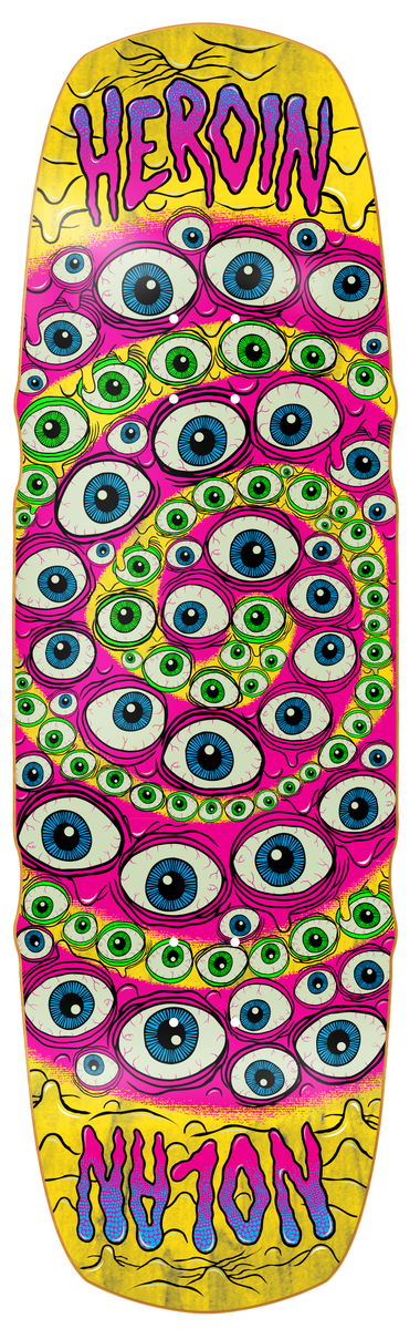 Heroin Nolan Houghton Spiralize Shaped Deck 9.5
