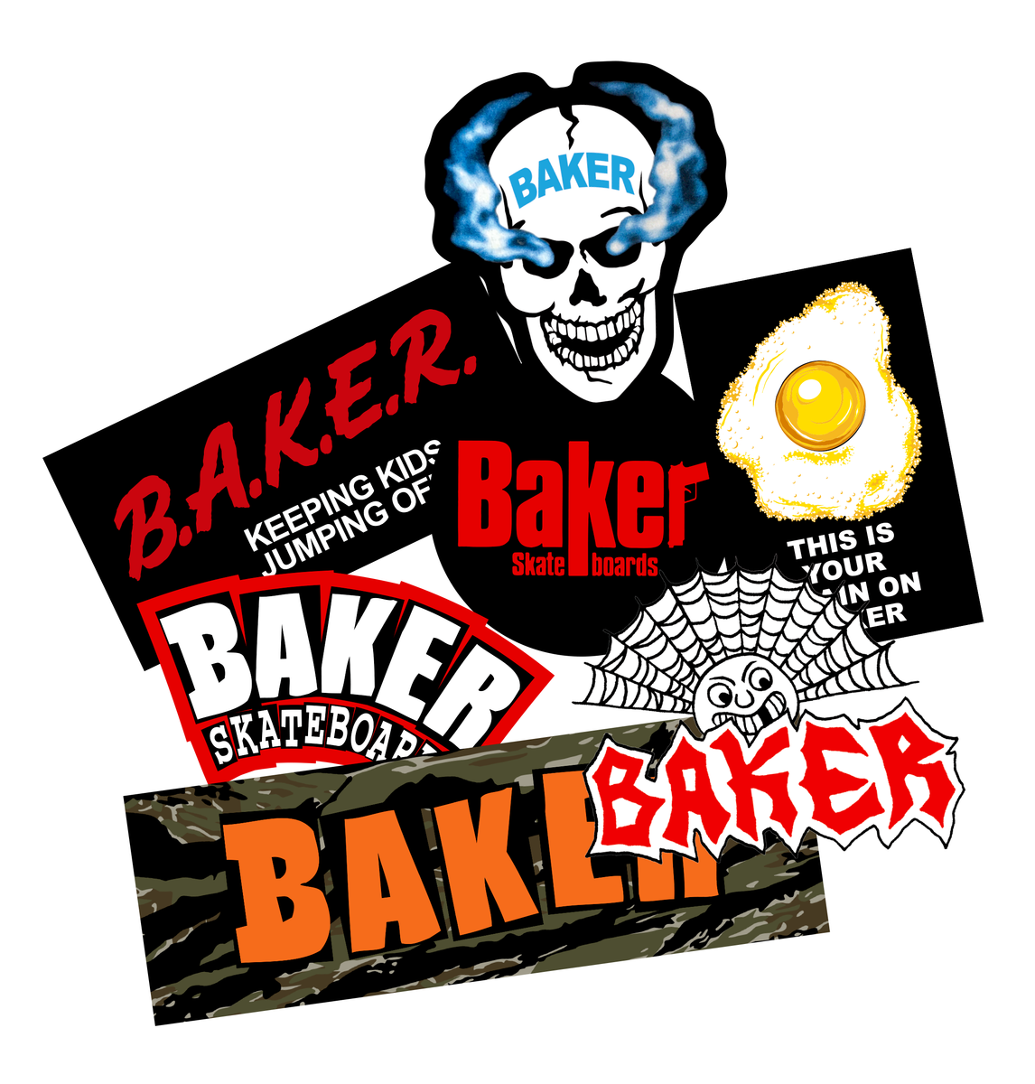 Baker Any Questions 14CT Sticker Pack