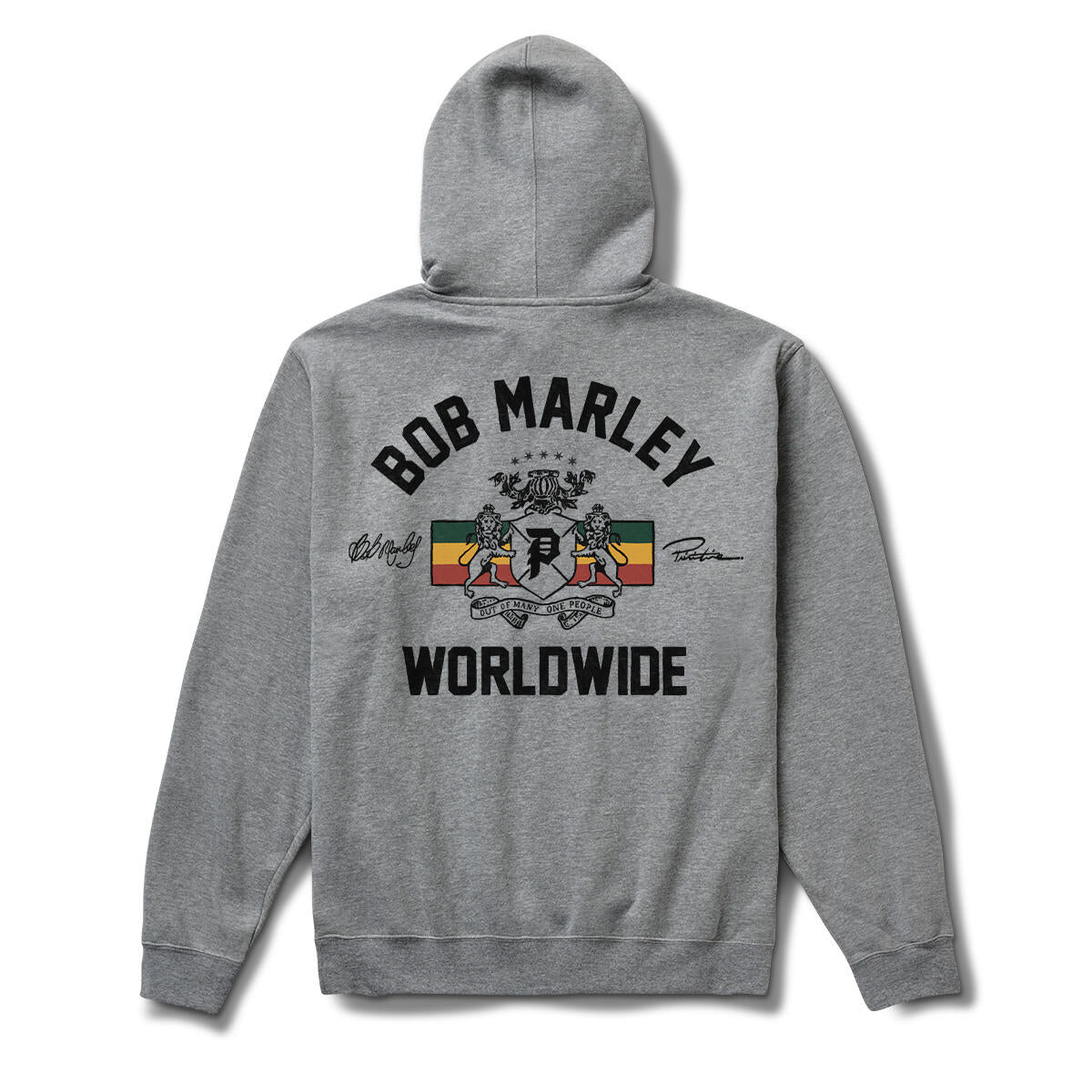 Primitive X Bob Marley Heritage Heather Grey Hoodie