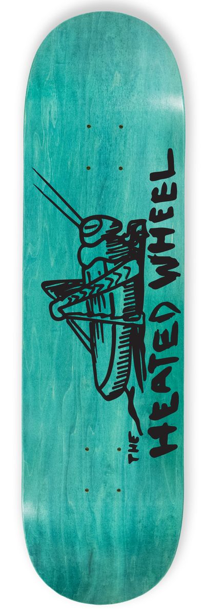 The Heated Wheel Team Grasshopper Deck 8.0