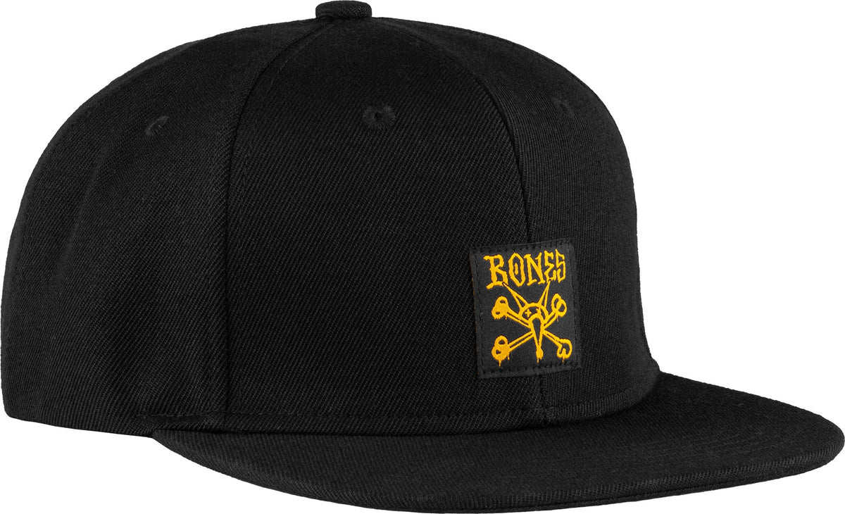 Bones Vato Noir Wool High Profile Hat Black