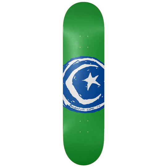 Foundation Team Star & Moon Green Deck 8.5