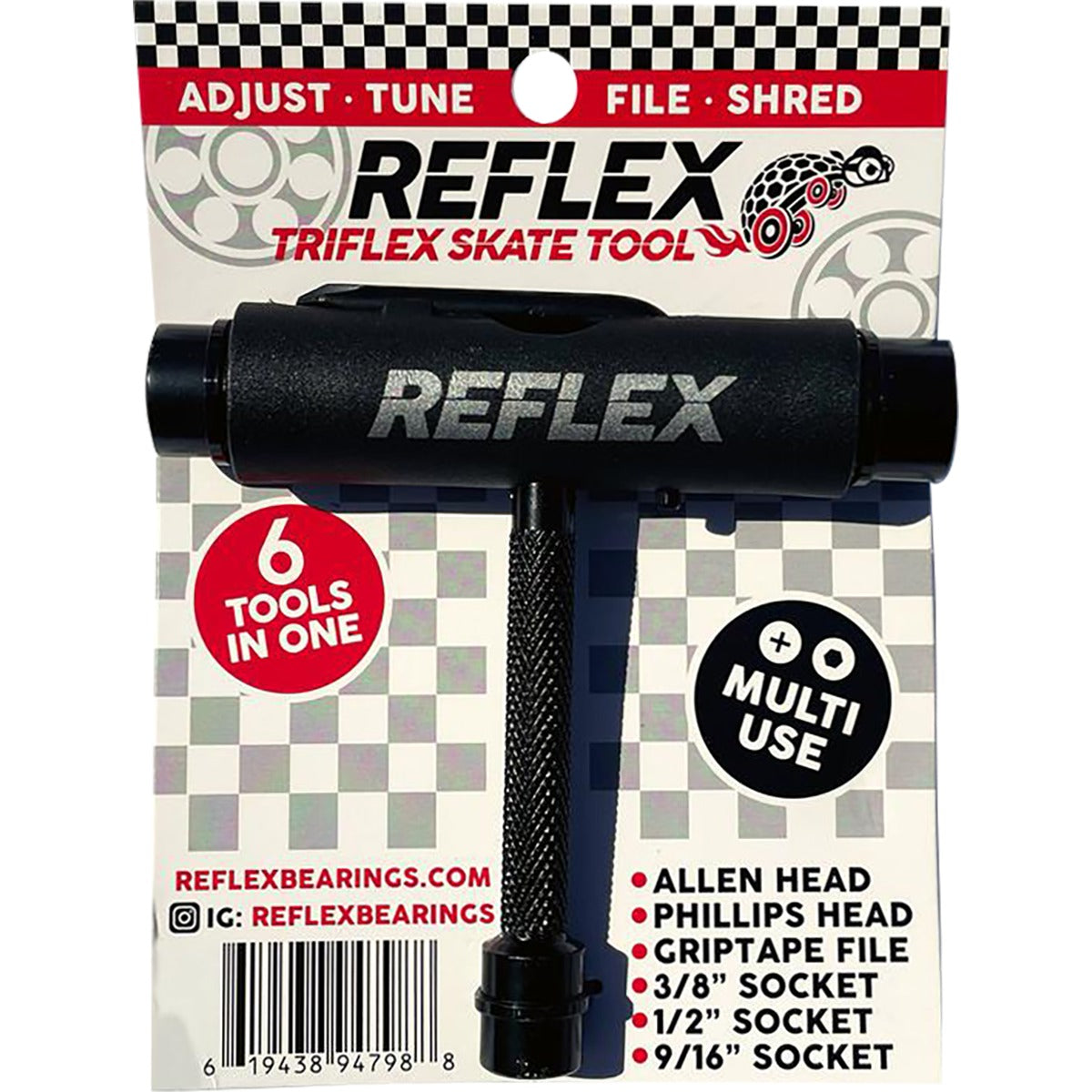 Reflex Tri-Flex Tool Black
