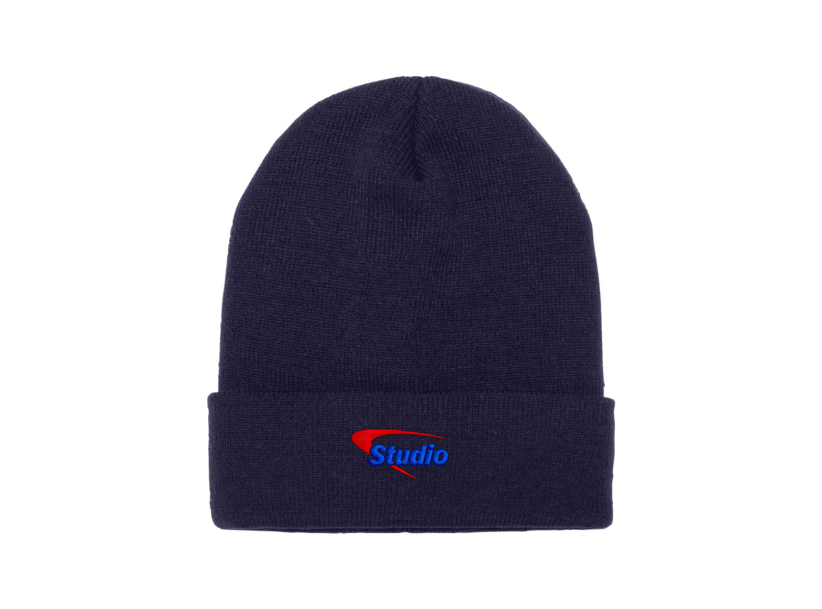 Studio Logitek Cuffed Beanie Navy