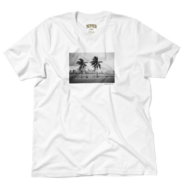 Pepper Brian Delatorre White Tee