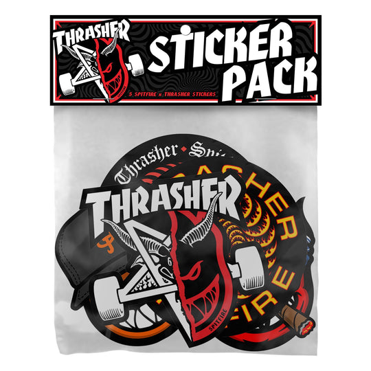 Spitfire X Thrasher 5 Ct Sticker Pack