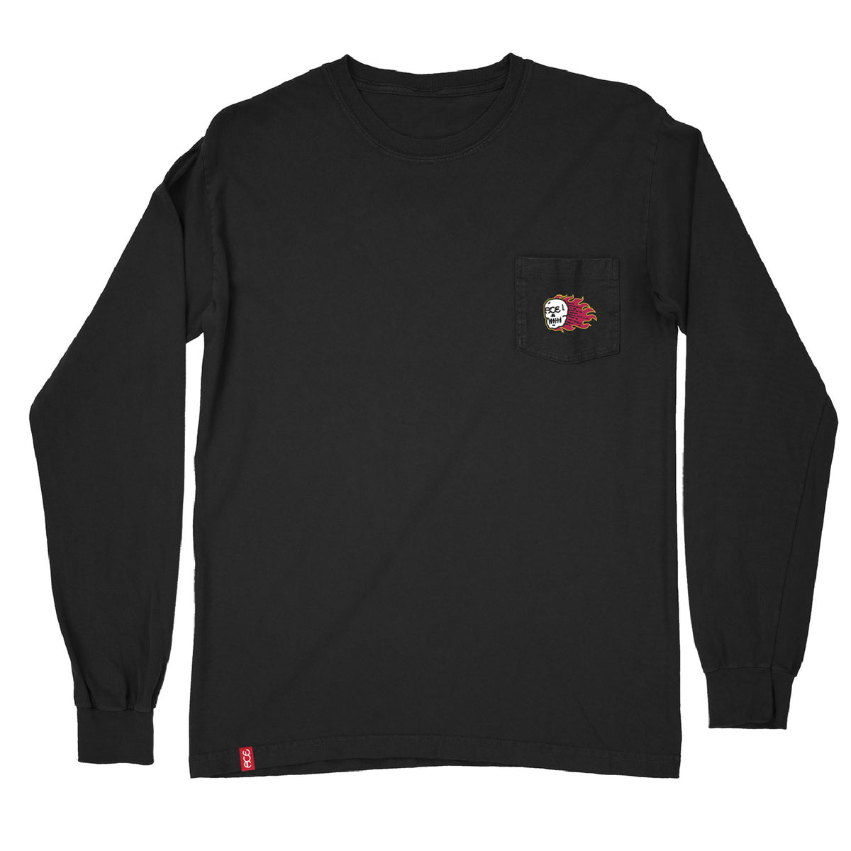 Ace Combust Black Long Sleeve Tee