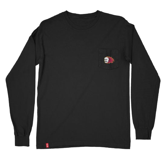 Ace Combust Black Long Sleeve Tee