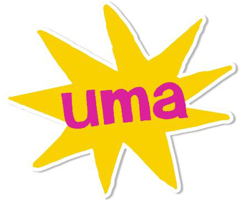 Uma Burst 6" Sticker
