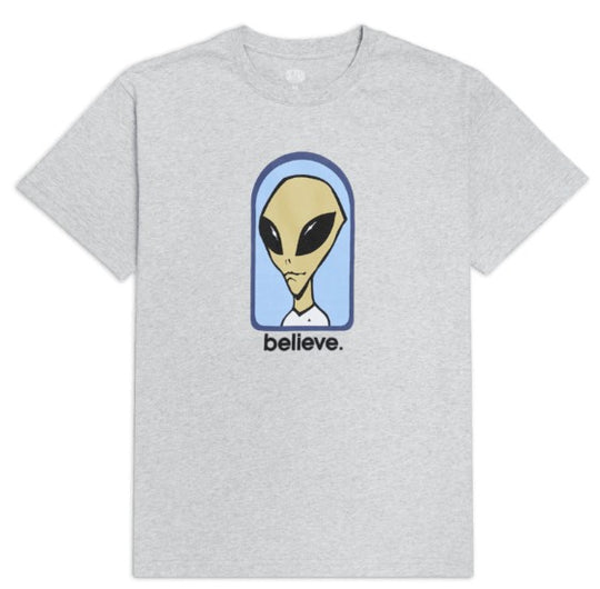 Alien Workshop Believe Heather Grey Tee