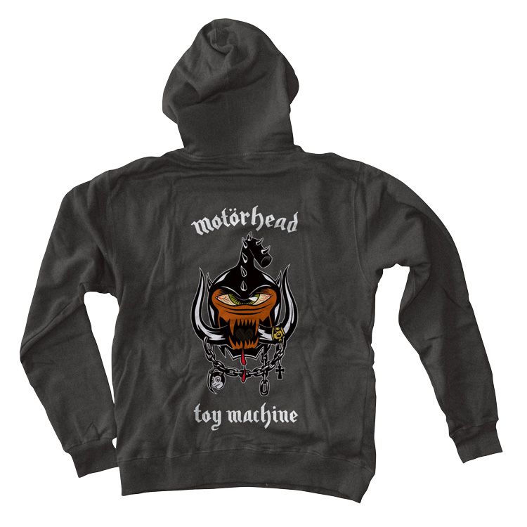 Toy Machine X Motorhead Charcoal Hoodie