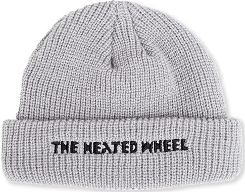 The Heated Wheel Sire Script Beanie Grey