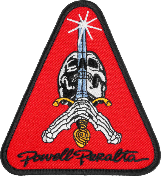Powell Skull & Sword Red Patch