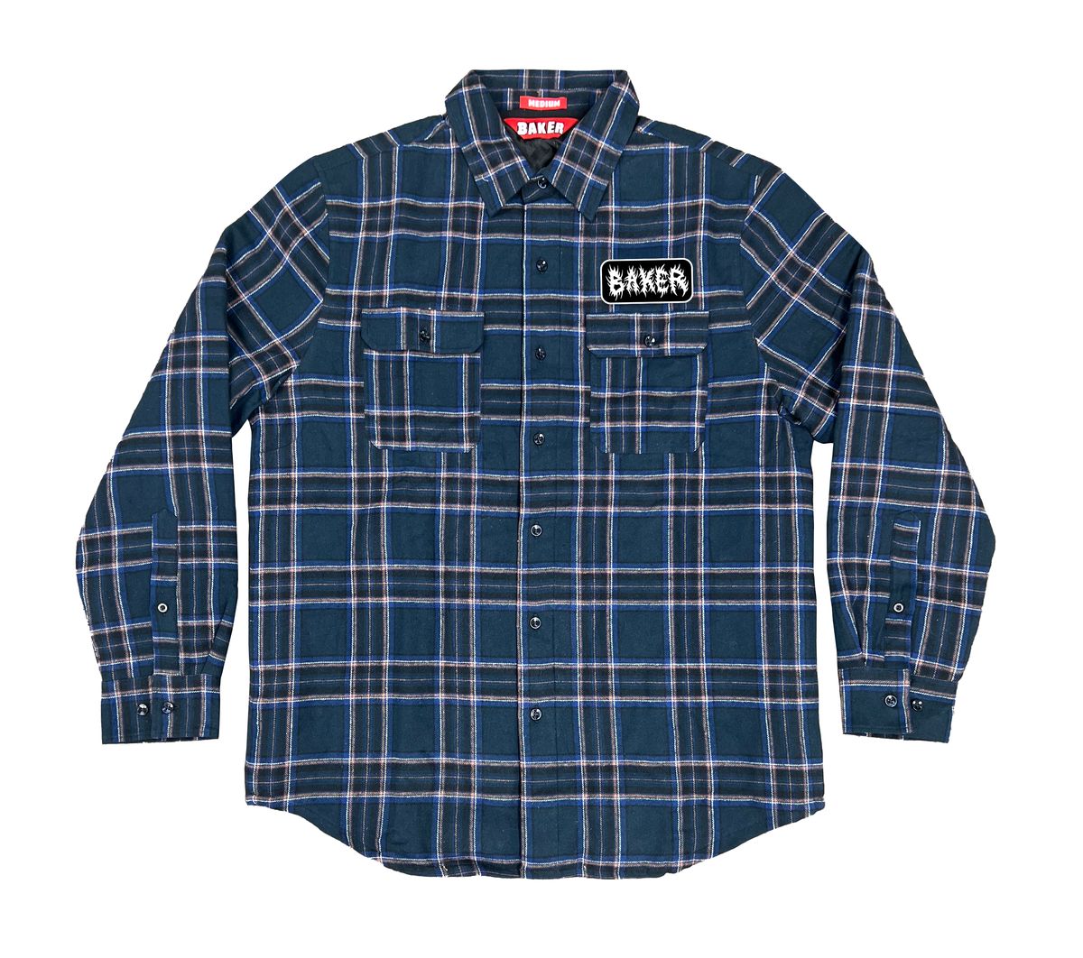 Baker Crust Flannel Jacket Blue