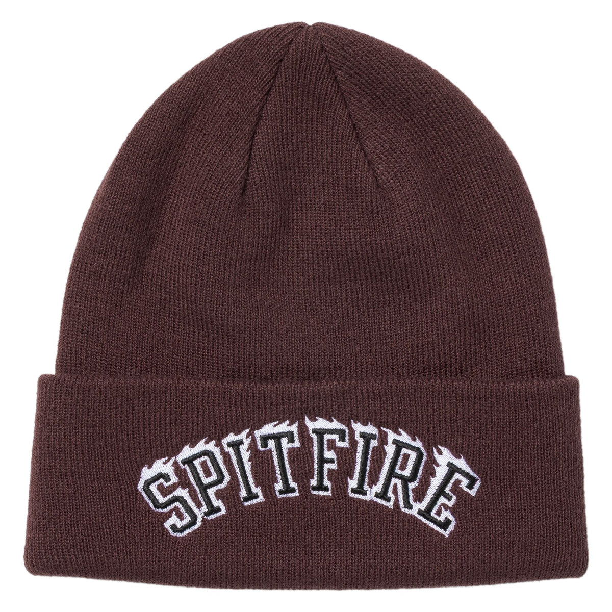 Spitfire Team Bighead Flame Beanie Dark Red/Black