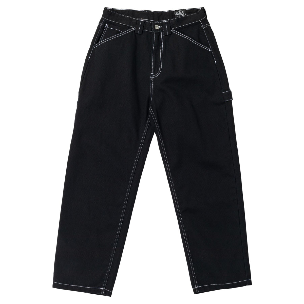 Krooked Sun Heart Carpenter Black Pants
