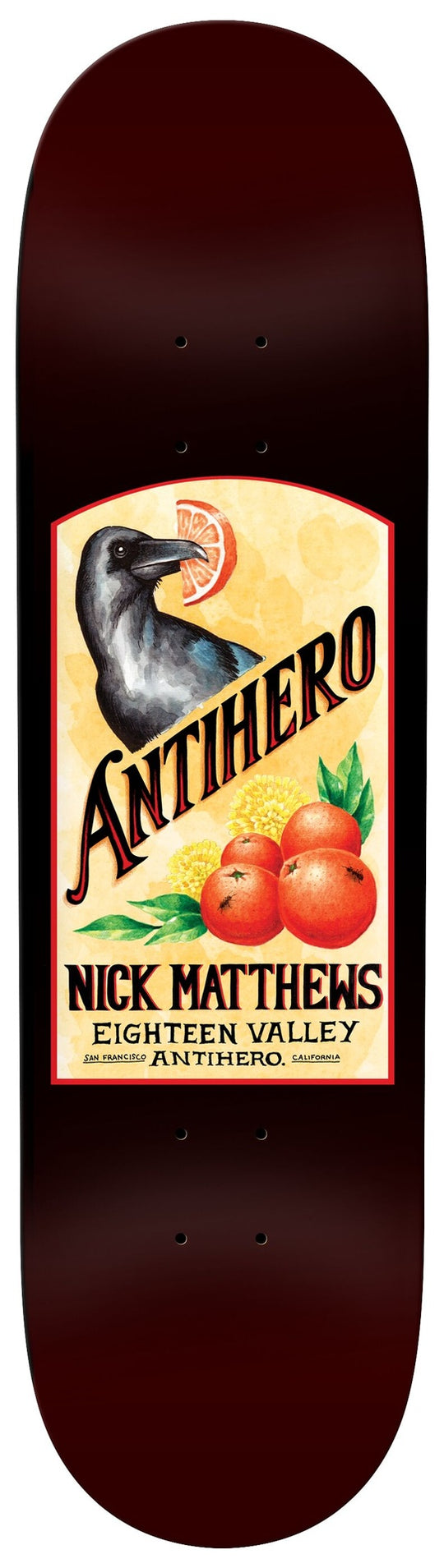 Anti-Hero Matthews Homer 2 Deck 8.62