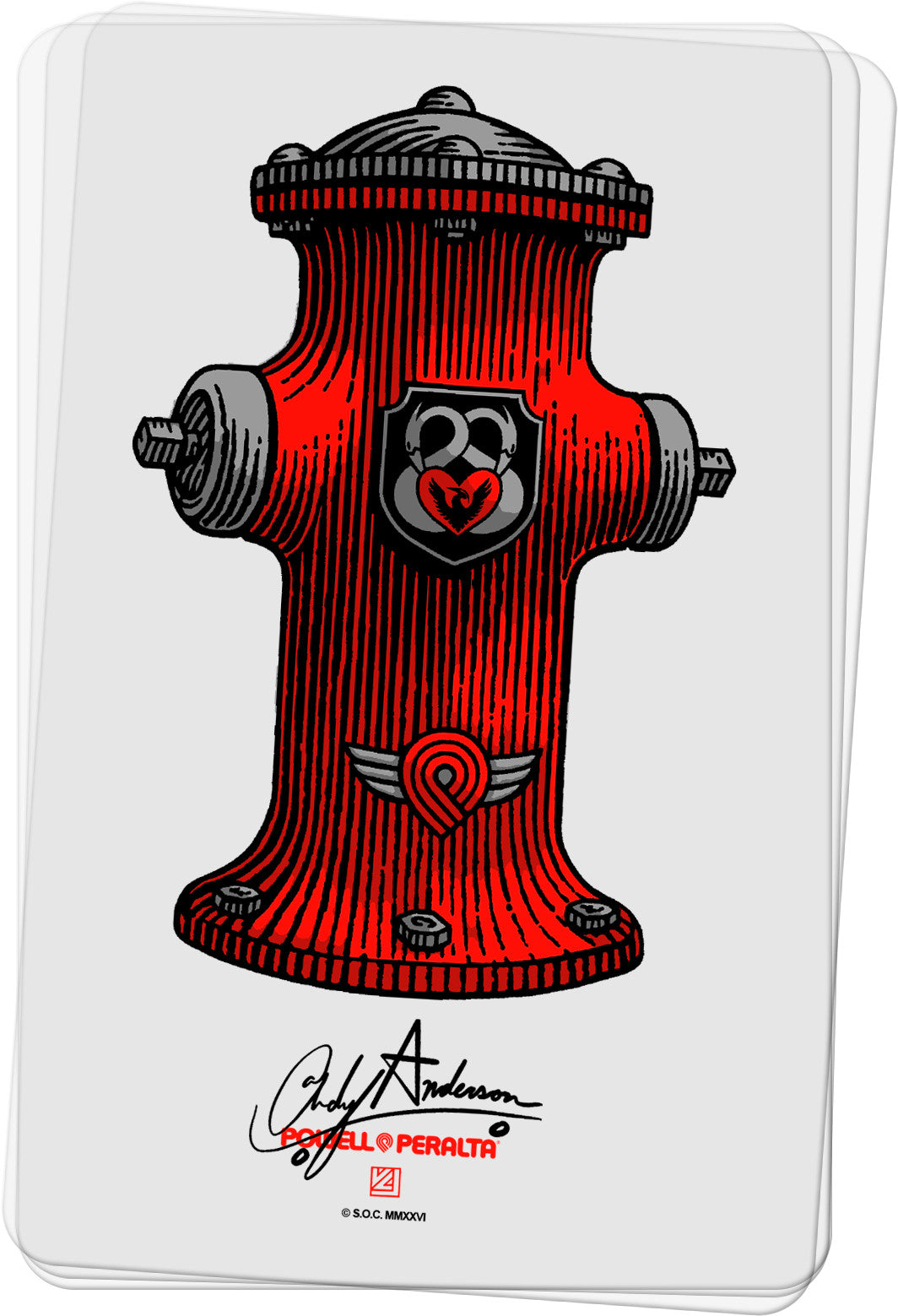 Powell Andy Anderson Hydrant Sticker